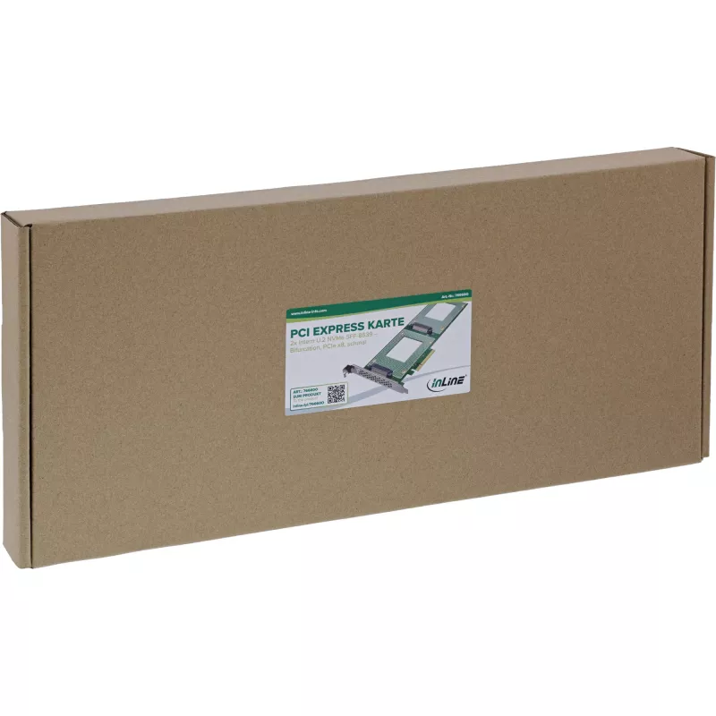 InLine 76660O vidinis U.2 adapteris PCIe vyriškas 4 Gbit/s