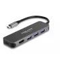 DeLOCK 64171 nešiojamojo kompiuterio stotelė USB 3.2 Gen 1 Type-C 85W pilka