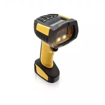 Rankinis brūkšninių kodų skaitytuvas Datalogic PM9600-DKHP433RB 1D/2D lazerinis juodai geltonas
