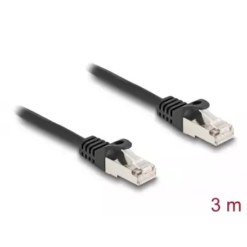 DeLOCK RJ50 (vyriškas) – RJ50 (vyriškas) S/FTP 3 m juodas kabelis