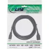 USB 3.2 Gen 1 (USB 3.0) ilginimo laidas A kištukas–A lizdas, InLine, 2 m, juodas – pakuotė po 50 vnt.