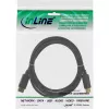 DisplayPort kabelis InLine 15355, 0,5 m, DisplayPort–DisplayPort, juodas, 6 mm