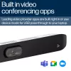 Vaizdo juosta HP Poly Studio X32 Viskas-viename, 4K Ultra HD, 20 MP, 5 asmenims, Wi-Fi, Ethernet, Bluetooth (be maitinimo šaltinio, TAA)