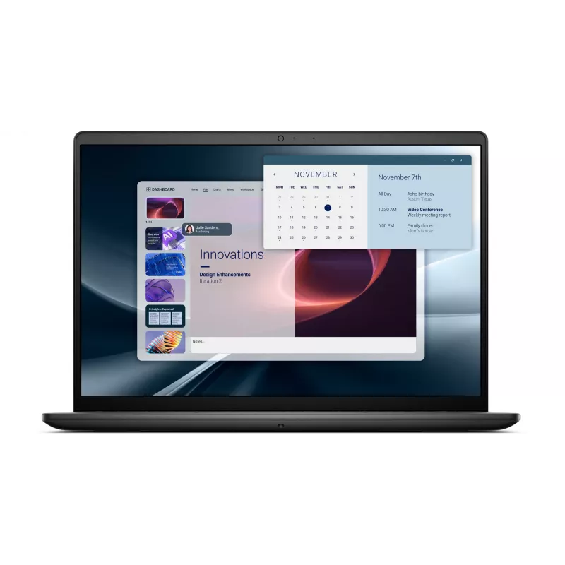 Nešiojamas kompiuteris DELL Pro 14 Essential PV14255 AMD Ryzen™ 5 220 35,6 cm (14 inch) Full HD+ 16 GB DDR5 512 GB SSD Wi-Fi 6 Windows 11 Pro Juodas