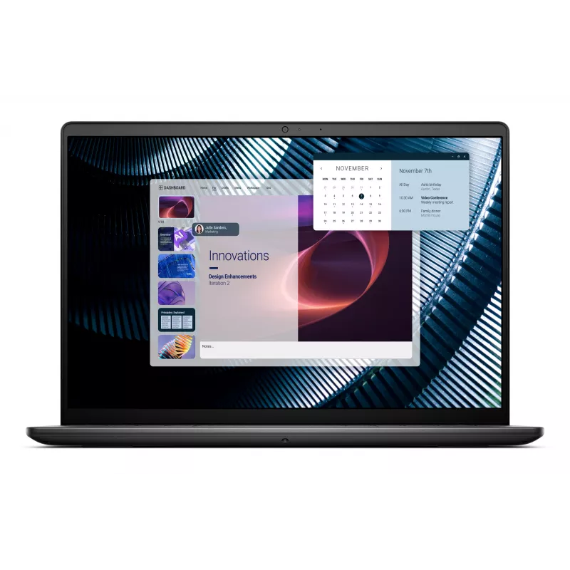 Nešiojamas kompiuteris DELL Pro 14 Essential PV14250 Intel Core 7 150U 35,6 cm (14 colių) Full HD+ 16 GB DDR5-SDRAM 1 TB SSD Wi-Fi 6 (802.11ax) Windows 11 Pro juodas