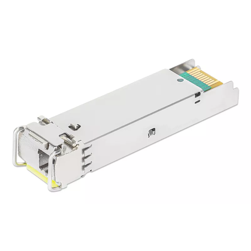 Intellinet Gigabit šviesolaidinis WDM dvikryptis SFP optinis siųstuvas-imtuvas 1000Base-BX-D (LC) vienmodis, 120 km, BiDi WDM (RX1490/TX1550), MSA suderinamas