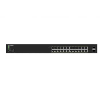 NETGEAR GS324TPv2 valdomas L2/L3 Gigabit Ethernet (10/100/1000) PoE komutatorius, 24 prievadai, 1U