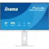 27 colių IIYAMA ProLite XB2797QSU-W1 IPS Quad HD (2560x1440) LED monitorius, 178° žiūrėjimo kampai, USB 3.2 šakotuvas, garsiakalbiai, VESA, aukščio reguliavimas, baltas