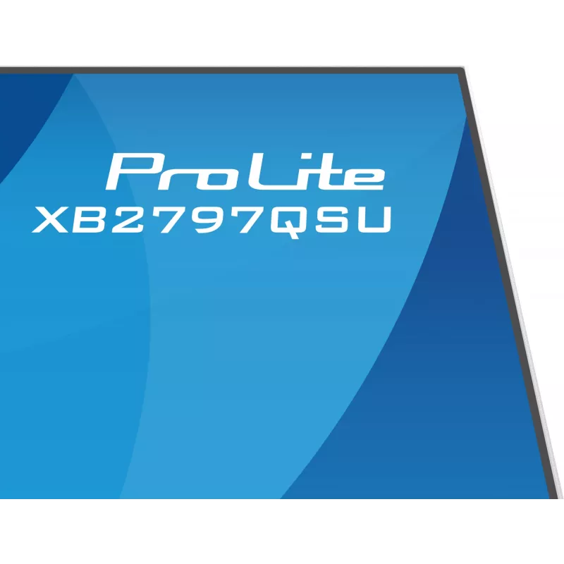 27 colių IIYAMA ProLite XB2797QSU-W1 IPS Quad HD (2560x1440) LED monitorius, 178° žiūrėjimo kampai, USB 3.2 šakotuvas, garsiakalbiai, VESA, aukščio reguliavimas, baltas