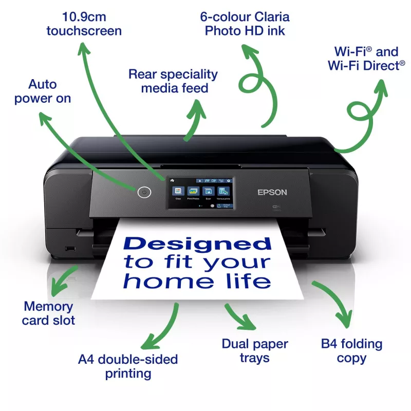 Epson Expression Photo XP-980 daugiafunkcis spausdintuvas A3, 5760x1440 DPI, 28 ppm, Wi-Fi