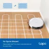 TP-Link Tapo RV20 Max baltas – išmanusis robotas dulkių siurblys su šluostymu ir LiDAR navigacija