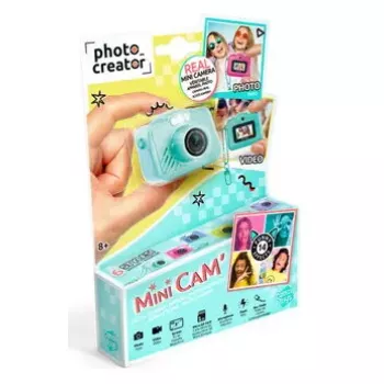 Momentinė spausdinimo kamera Canal Toys Photo Creator CLK 058 — Turkio spalvos, MicroSD, 0,96 colio LCD