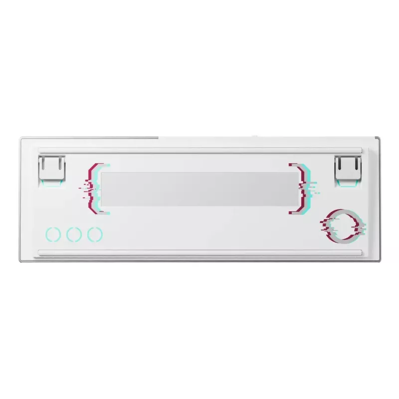 Belaidė žaidimų klaviatūra Cherry MX 8.2 Pro TMR — Tenkeyless 88 klavišų, USB + RF + Bluetooth, magnetiniai-mechaniniai jungikliai, RGB, sidabrinė/balta