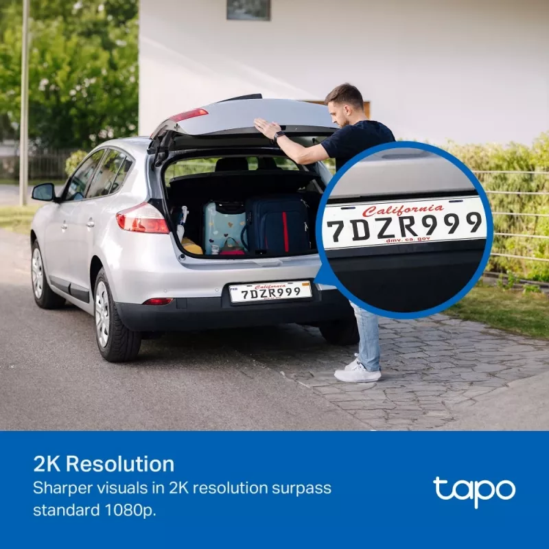 TP-Link Tapo TC41 V2 sferinė IP vaizdo kamera, vidaus ir lauko, 2304 × 1296 pikselių, lubų/sienos/stulpo tvirtinimui