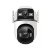 IP stebėjimo kupolinė kamera TP-Link Tapo TC47 — 2304×1296, 6 mm objektyvas, 360° horizontaliai, vidui/lauke, lubų montavimui, laidinis ir Wi-Fi
