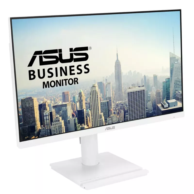 27 colių ASUS VA279QGS-W LCD monitorius, 1920x1080 Full HD, IPS, 1 ms, 350 cd/m², USB 3.2 stotelė, garsiakalbiai, VESA, aukštis reguliuojamas, baltas