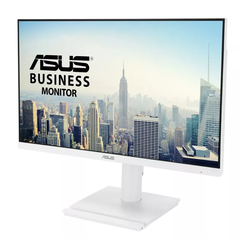 27 colių ASUS VA279QGS-W LCD monitorius, 1920x1080 Full HD, IPS, 1 ms, 350 cd/m², USB 3.2 stotelė, garsiakalbiai, VESA, aukštis reguliuojamas, baltas