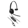 Laidinė stereo ausinė HP Poly Mission 425 Classic USB, ant ausų, 126 g