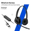 Laidinė stereo ausinė HP Poly Mission 425 Classic USB, ant ausų, 126 g