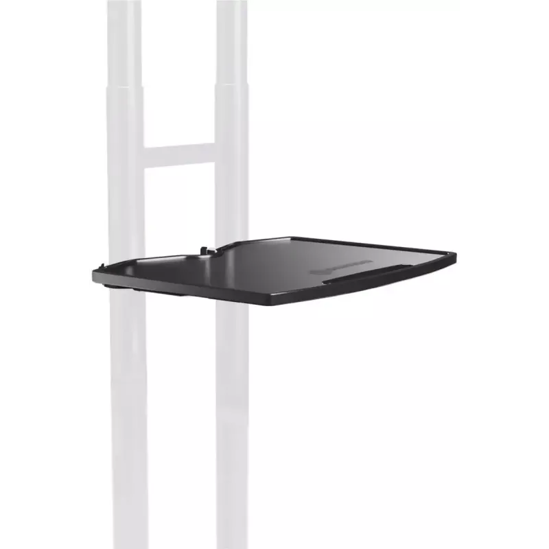 Priedas lentynai ONKRON APT1881-B ekranų stendams, ABS ir plienas, 460×320×20 mm, juoda