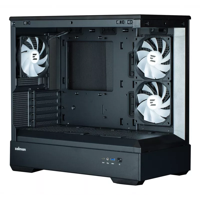Zalman P30 Mini Tower Juodas
