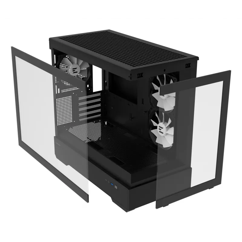 Zalman P30 Mini Tower Juodas