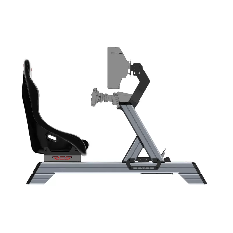 Res-Tech SMART COCKPIT + GT SĖDYNĖ (KOMPLEKTAS), lenktynių kokpitas, juoda, pilka, ABS, aliuminis, 52 kg, Italija