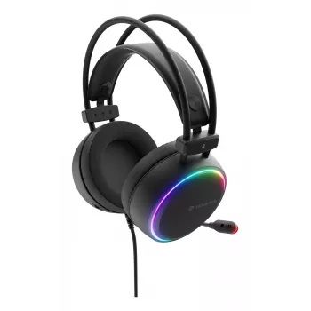 Ausinės GENESIS NSG-2307 Neon 613 G2 laidinės žaidimams, uždedamos, 20–20000 Hz, 2,2 m laidas, juodos