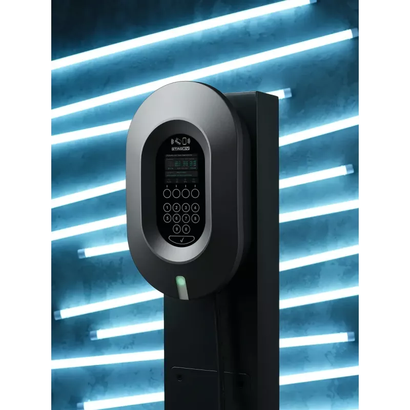 Sieninis elektromobilių kroviklis Wallbox AC STAG EV WALLBOX STAGEV CORE 11 kW, 3 fazės 230/400 V, 16 A, 5 m 2 tipo kabelis
