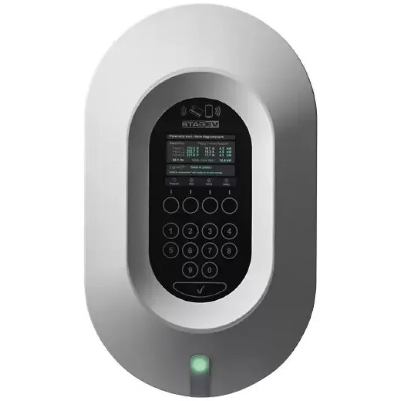 Sieninis elektromobilių kroviklis Wallbox AC STAG EV WALLBOX STAGEV CORE 11 kW, 3 fazės 230/400 V, 16 A, 5 m 2 tipo kabelis