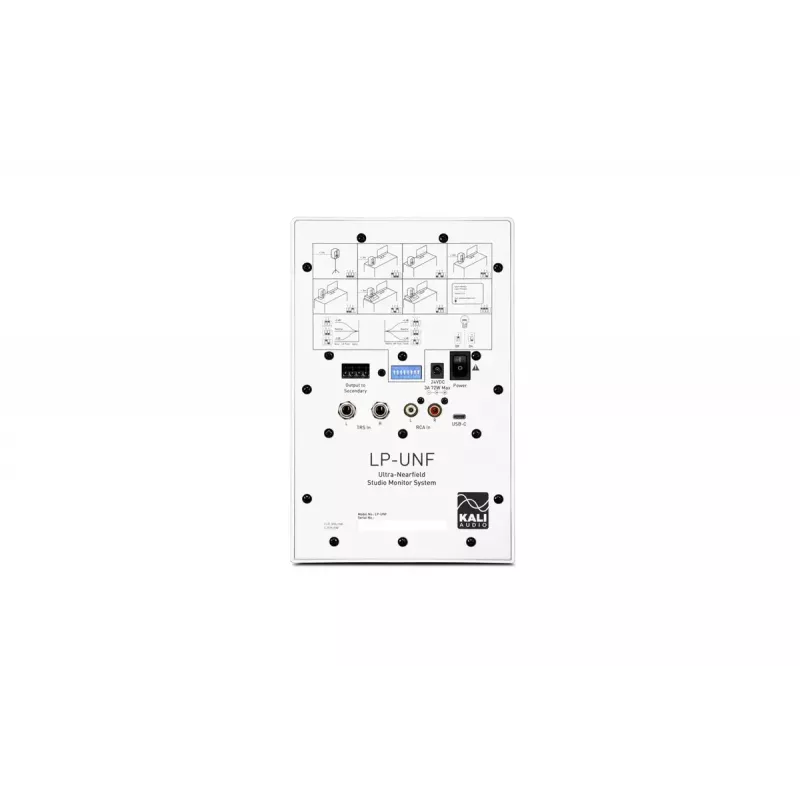 Kali Audio LP-UNF WH stoveliai monitoriams, balti, su Bluetooth