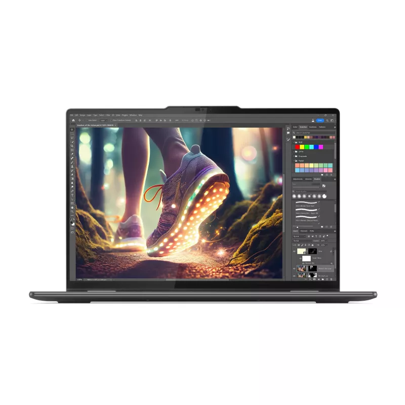 Lenovo Yoga 7 2-in-1 16IML9 Intel Core Ultra 7 155U hibridinis (2-in-1) 40,6 cm (16 colių) jutiklinis WUXGA 16 GB LPDDR5x-SDRAM 1 TB SSD Wi-Fi 6E (802.11ax) Windows 11 Home US English pilka