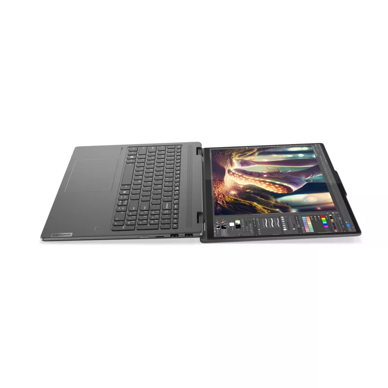 Lenovo Yoga 7 2-in-1 16IML9 Intel Core Ultra 7 155U hibridinis (2-in-1) 40,6 cm (16 colių) jutiklinis WUXGA 16 GB LPDDR5x-SDRAM 1 TB SSD Wi-Fi 6E (802.11ax) Windows 11 Home US English pilka