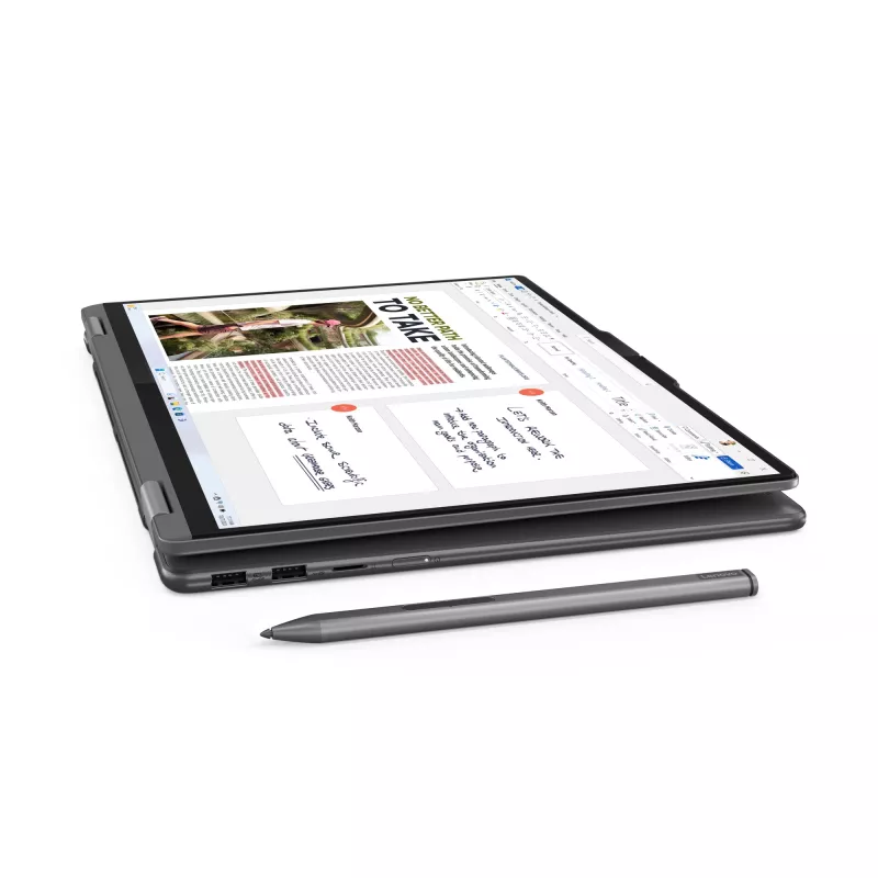 Lenovo Yoga 7 2-in-1 16IML9 Intel Core Ultra 7 155U hibridinis (2-in-1) 40,6 cm (16 colių) jutiklinis WUXGA 16 GB LPDDR5x-SDRAM 1 TB SSD Wi-Fi 6E (802.11ax) Windows 11 Home US English pilka