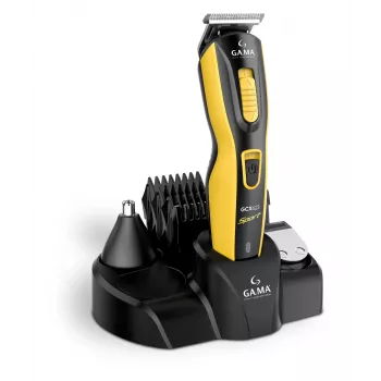 GA.MA GCX623 Sport kirpimo mašinėlė, juoda/geltona, NiMH