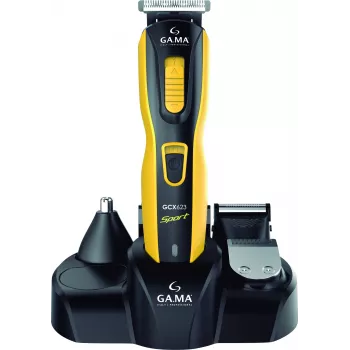 GA.MA GCX623 Sport kirpimo mašinėlė, juoda/geltona, NiMH