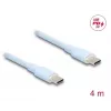 DeLOCK USB C laidas USB 2.0 4m mėlynas 81236