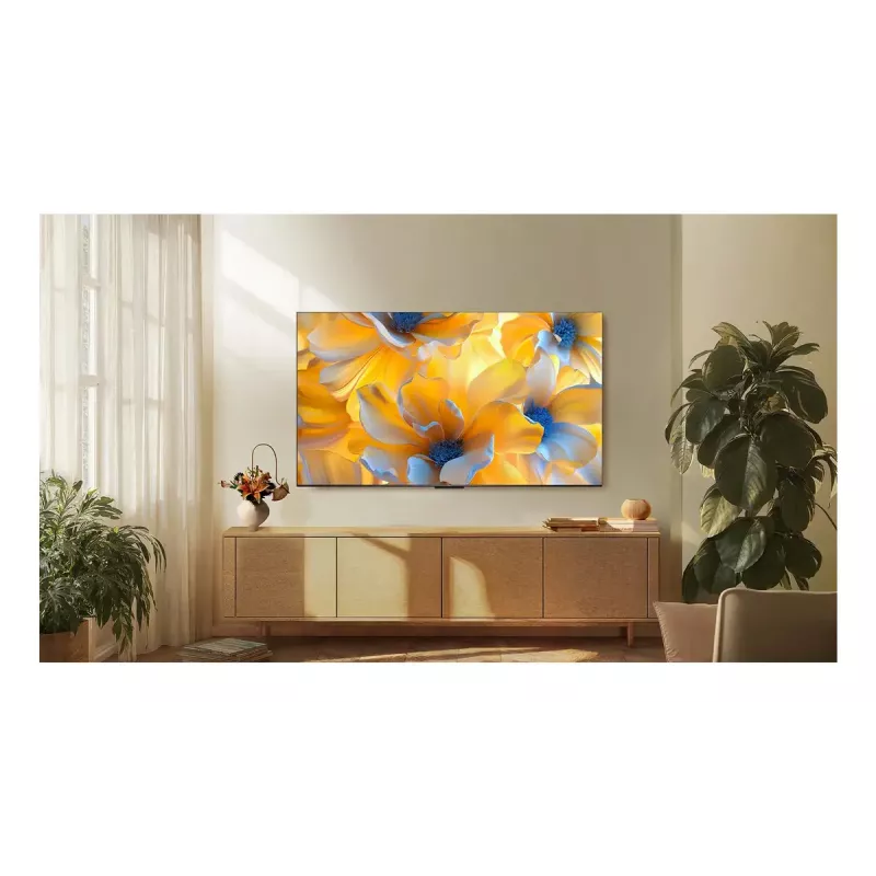 TCL 65C6K 165,1 cm (65 col.) 4K Ultra HD Smart TV su Mini LED technologija, Metalinė