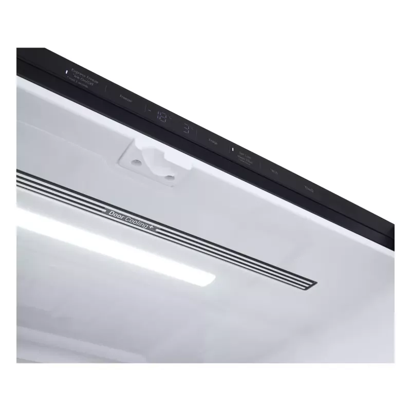 Šaldytuvas LG InstaView GMG960EVJE šalia šalia 638 L juodas