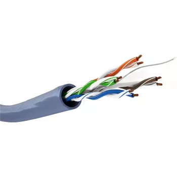 Tinklo laidas GOOBAY 96096 Cat6a U/UTP ant ritės, 100 m, mėlynas