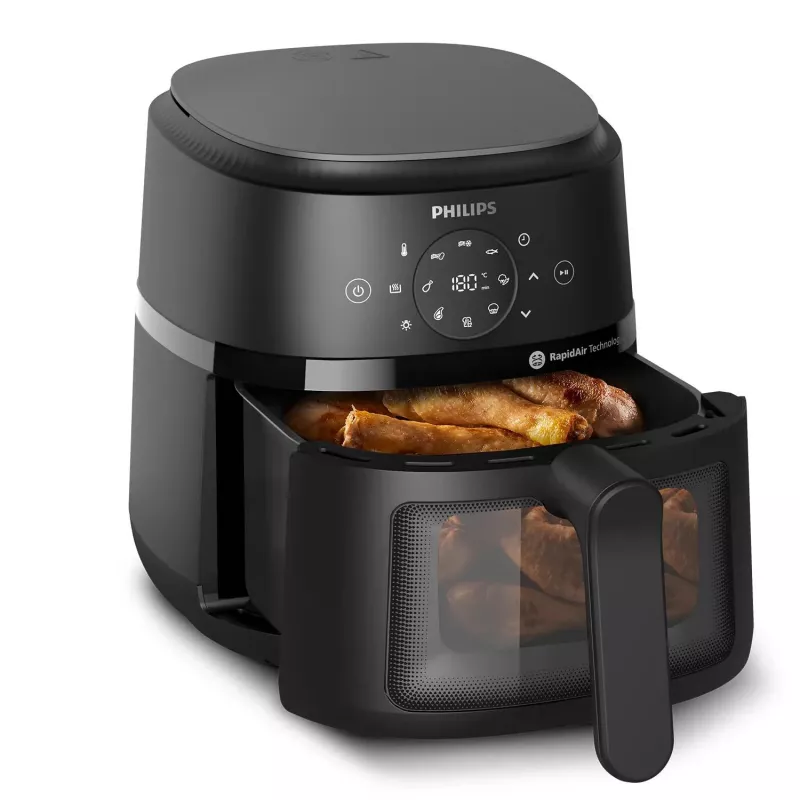 Philips 2000 serijos NA220/00 oro gruzdintuvė, 4,2 L, 1500 W, juoda