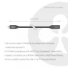 USB-C 40Gbps prailginimo laidas 1 m — club 3d, USB-C į USB-C, juodas