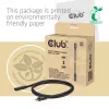 USB-C 40Gbps prailginimo laidas 1 m — club 3d, USB-C į USB-C, juodas