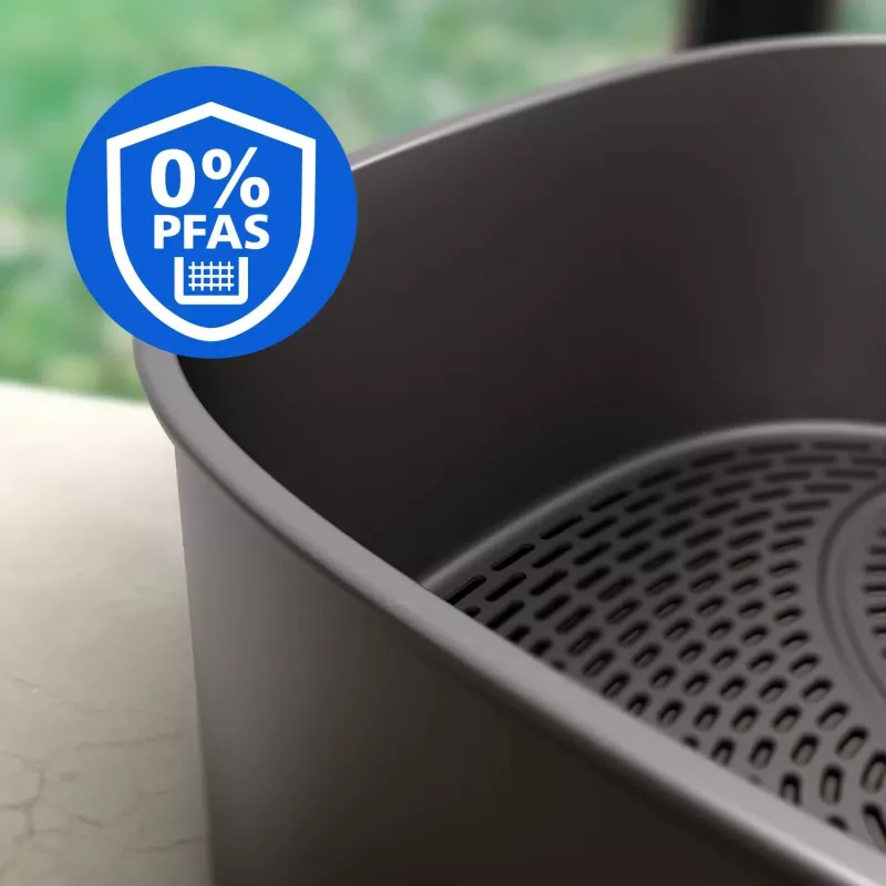 Philips 4000 serijos dvigubo vertikalaus krepšelio oro gruzdintuvė 10L Dviguba atskira 2750 W Juoda