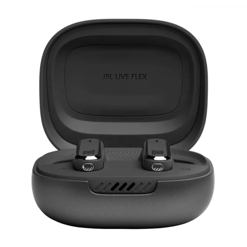 JBL LIVE FLEX Ausinės Tikrai Belaidės (TWS) Į ausis Skambučiams/Muzikai Bluetooth Juodos
