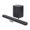 Garsiakalbio juosta JBL Bar 500MK2 Juoda — 5.1 kanalo, 750 W, Dolby Atmos, belaidė ir laidinė, žemų dažnių garsiakalbis