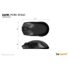 be quiet! Dark Perk | Ergo pelė, dešinei rankai, belaidė RF + USB Type-C, optinė, 32000 DPI