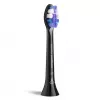 Philips Sensitive HX6056/88 6 vnt. šepetėlių galvutės Juodos 6 vnt.