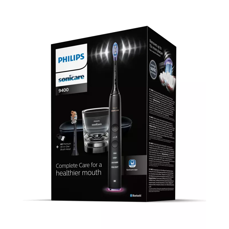 Philips Sonicare DiamondClean Smart HX9917/89 Sonišinis elektrinis dantų šepetėlis + 2 priedai ir programėlė