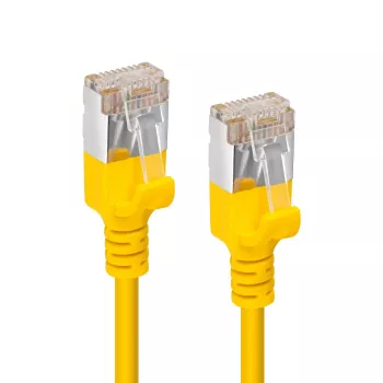 Microconnect V-FTP6A005Y-SLIM tinklo kabelis geltonas 0,5 m Cat6a U/FTP (STP)